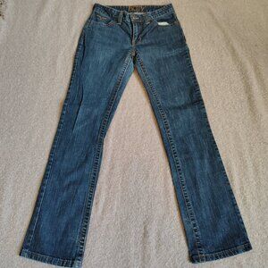 Kimes Ranch Women's Boot Cut Jeans in Dark Blue Denim